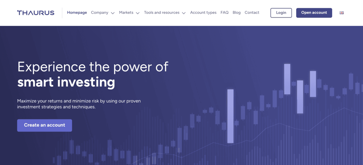 Thaurus home page screenshot - Tokenhell Thaurus home page screenshot