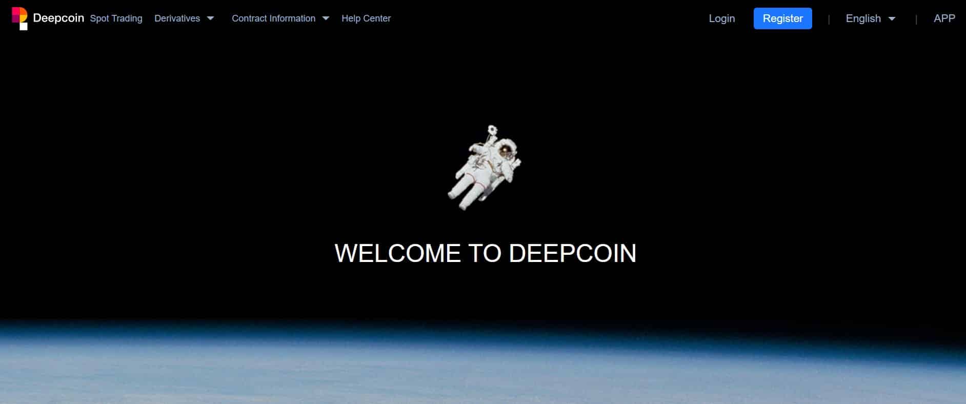 Deepcoin website