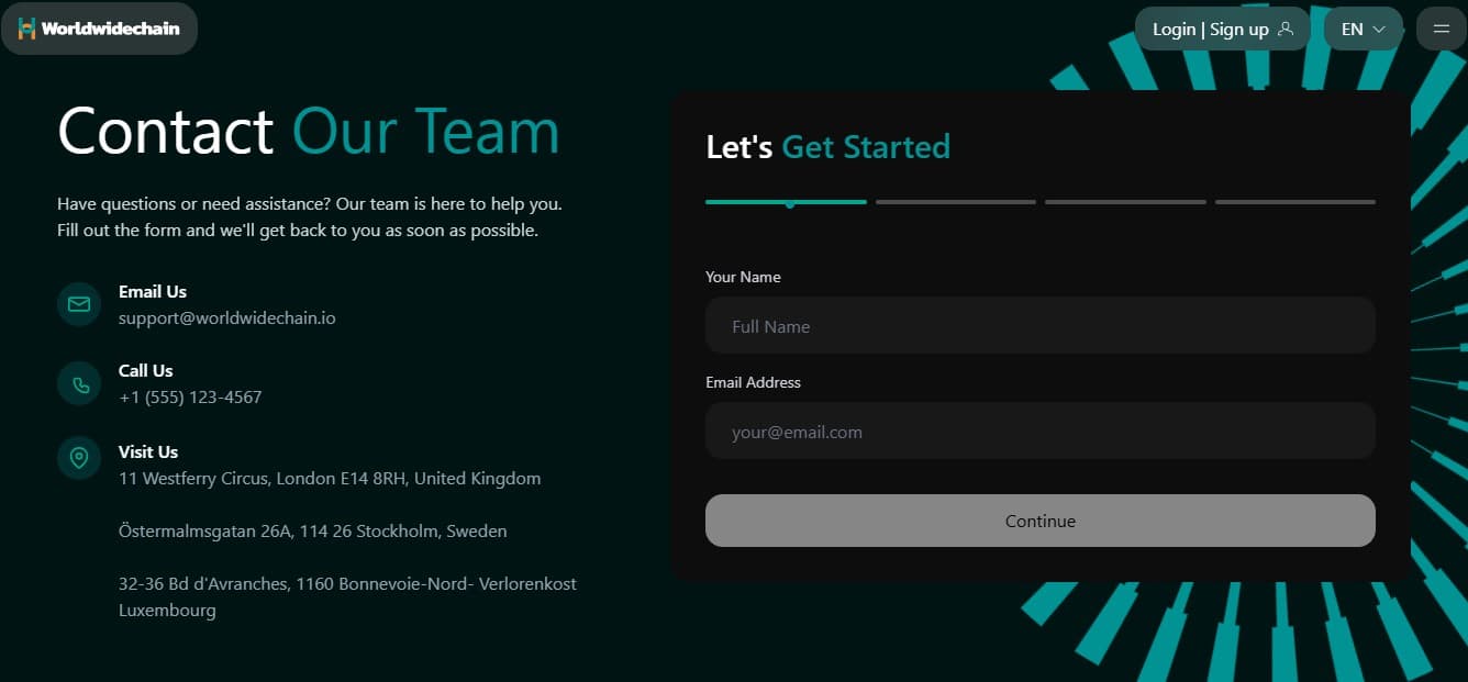 World Wide Chain Customer Support