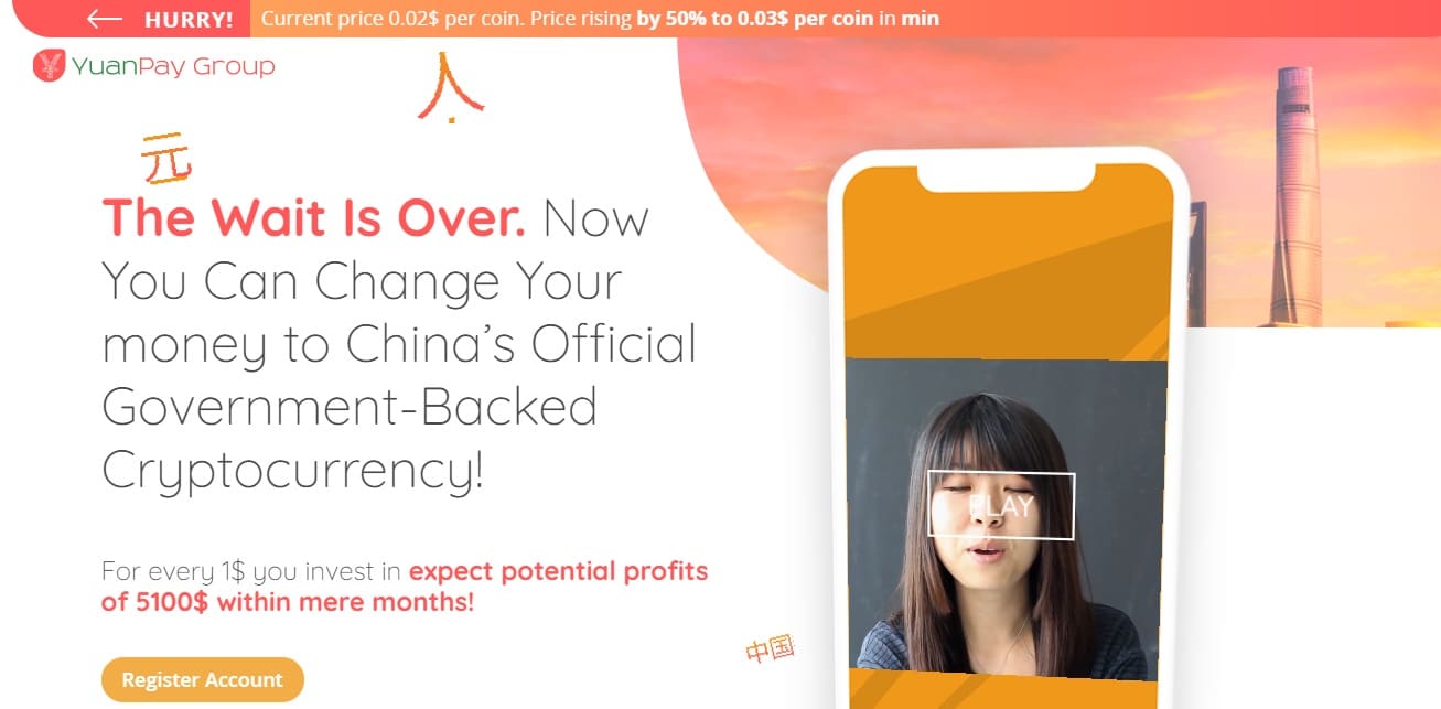 Yuan Pay Group screenshot